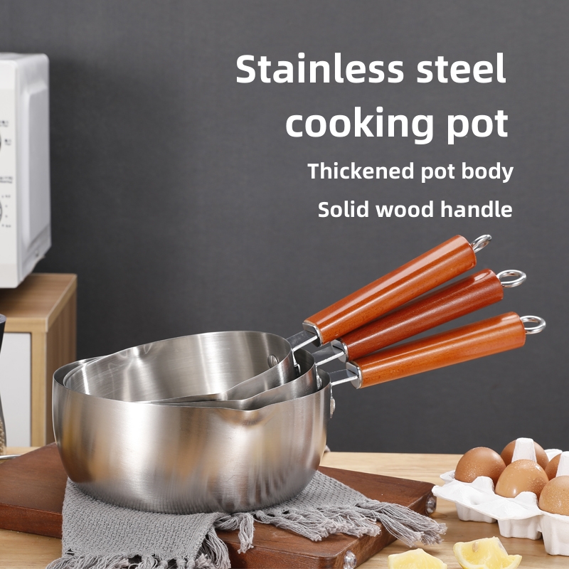 Baby Food Japanese - Mini Stainless Steel Pan Japanese Uncoated