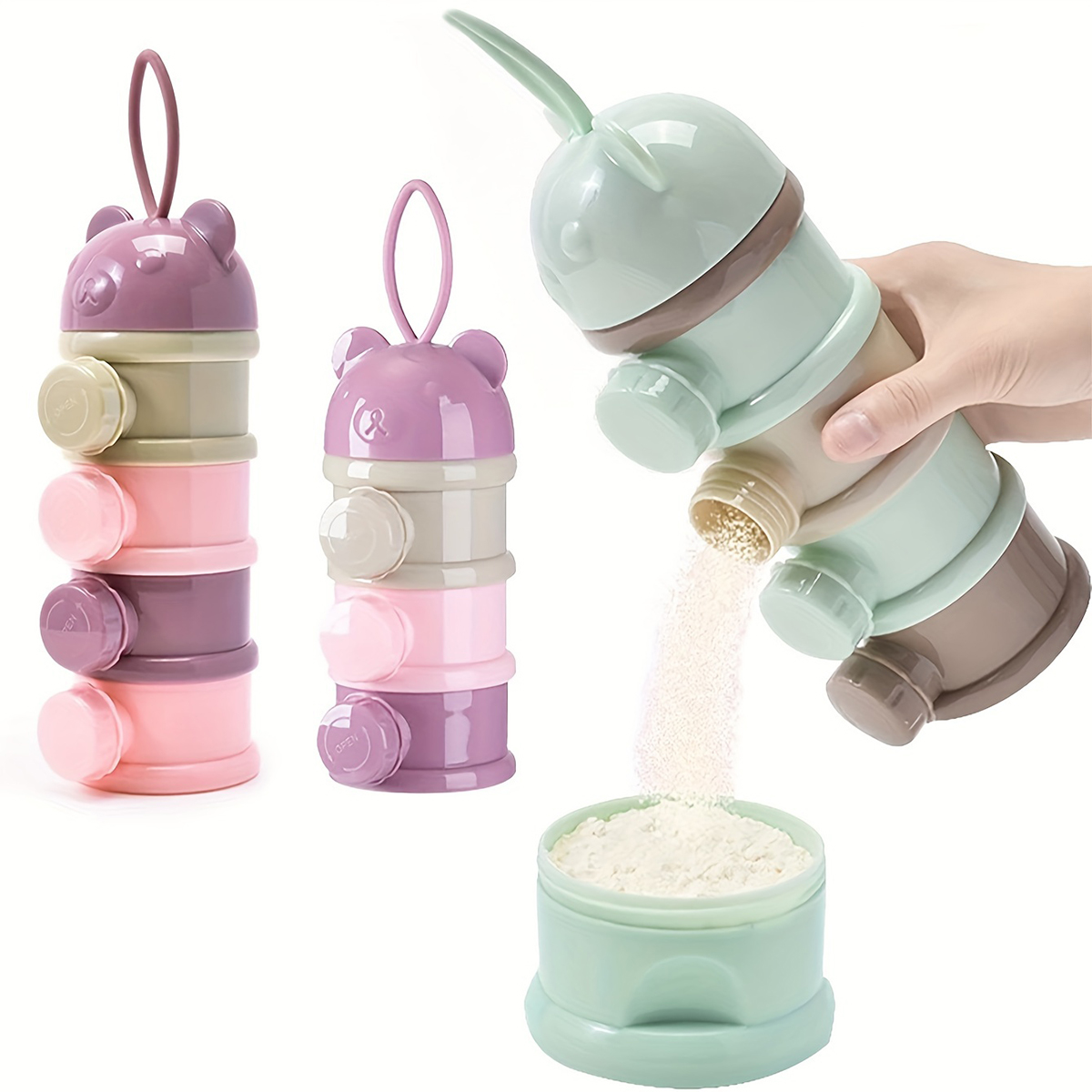 Baby Food Stuff - Large Capacity Baby Milk Powder Container