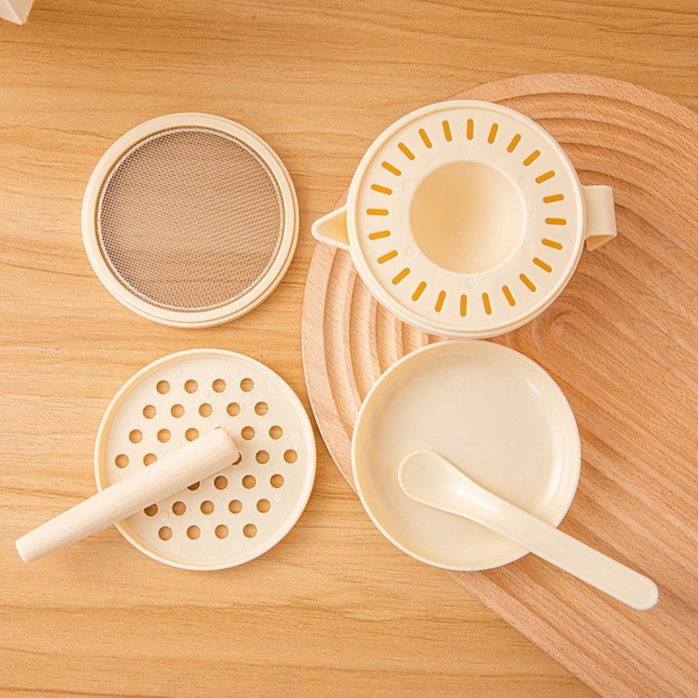 Baby Food Bowl - 7Pcs Portable Food Grinding Bowl Set