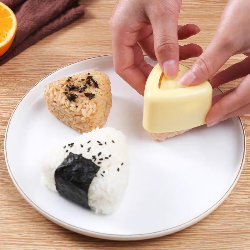 Baby Food Japanese - 1/2Pcs Triangular Plastic Sushi Mold Onigiri