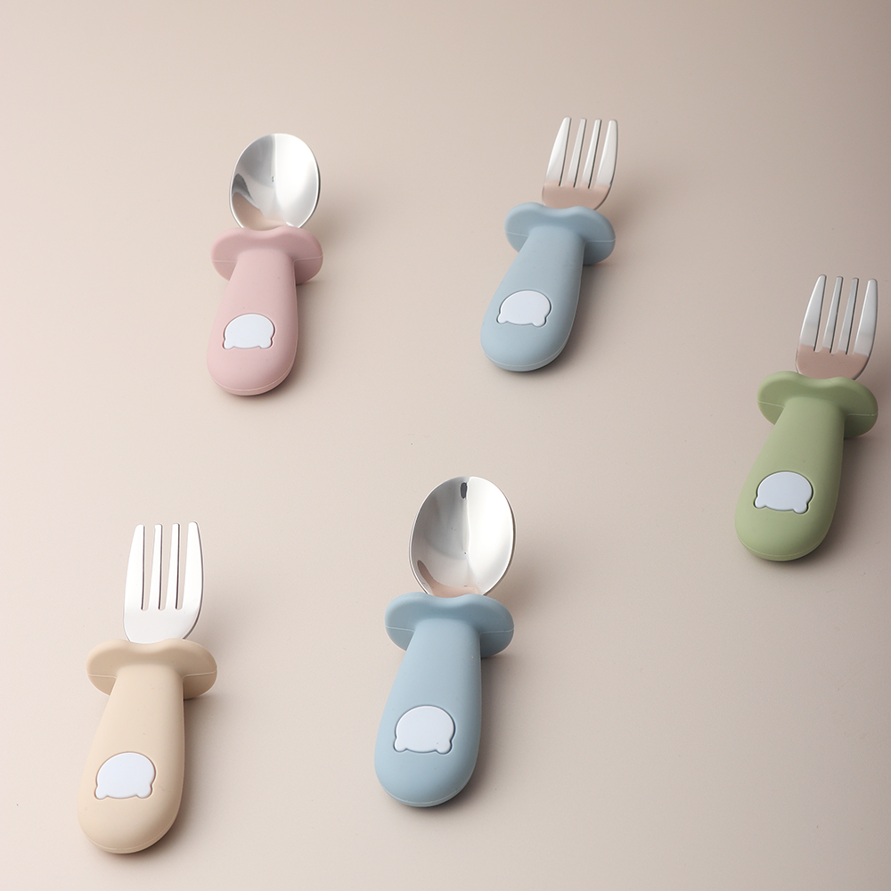 Baby Panda Shape Silicone Spoo - Baby Food Lunch review and price