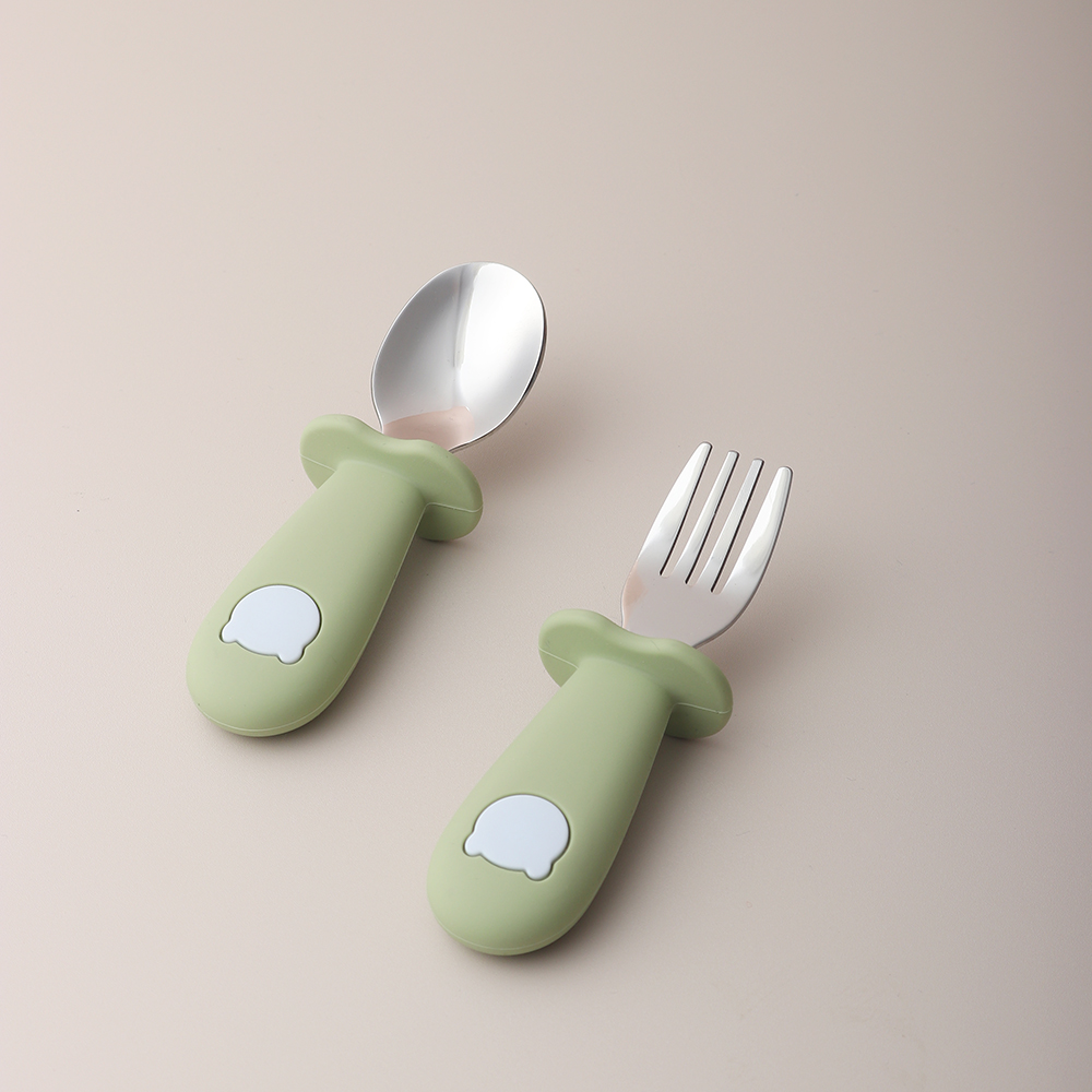 Baby Panda Shape Silicone Spoo - Baby Food Lunch review and price