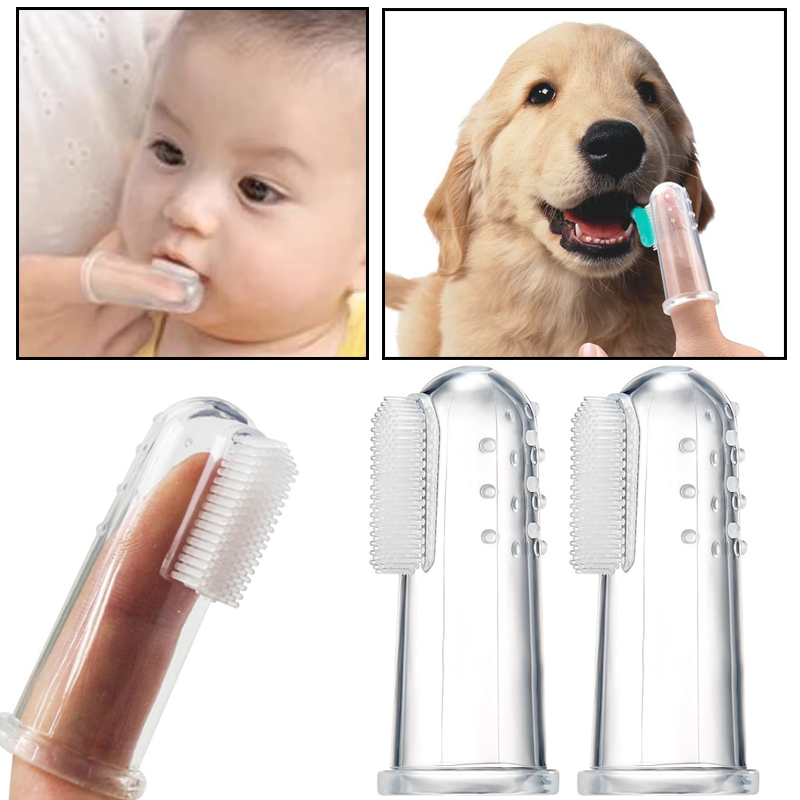 Soft Silicone Pet Finger Tooth - Baby Food Dogs review and price