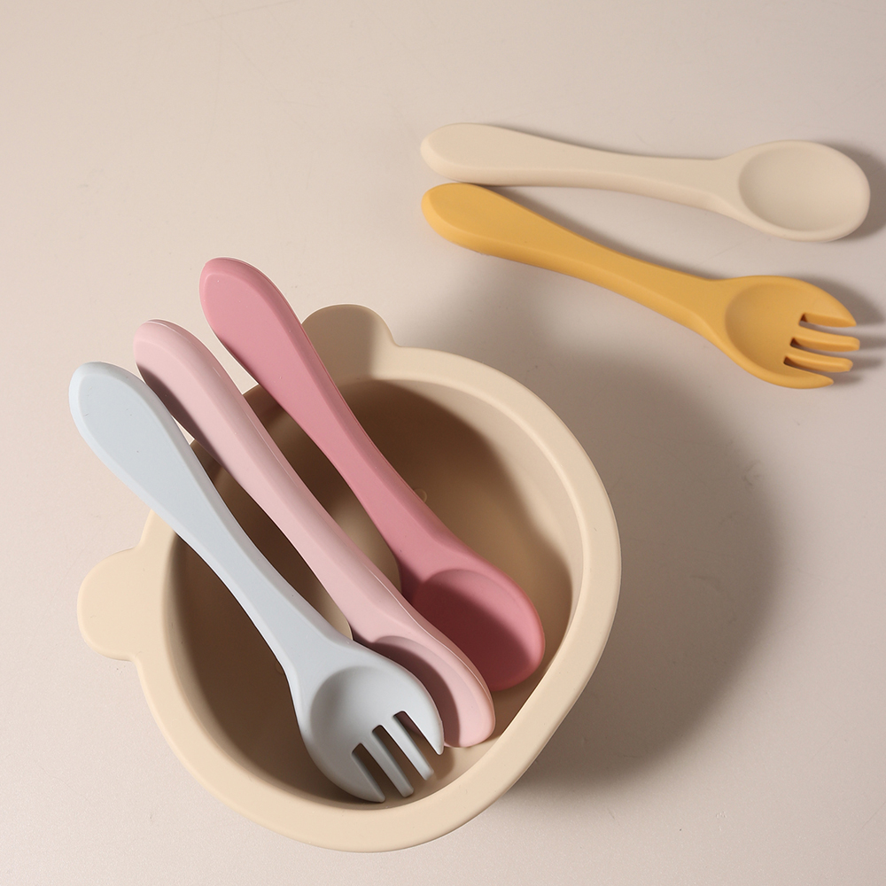 Custom Name 1 Pair Silicone Sp - Baby Food Lunch review and price