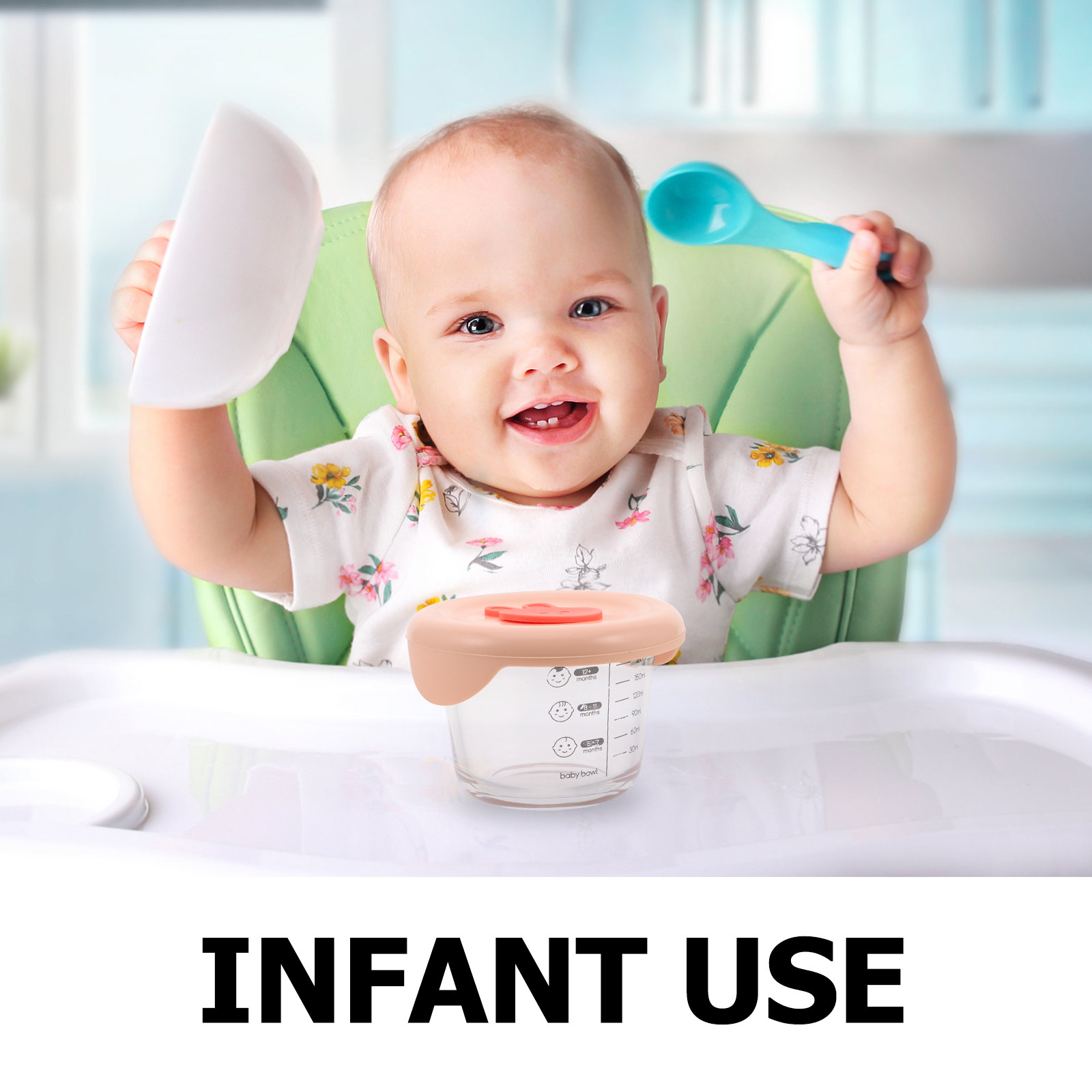 2Pcs Baby Food Storage Contain - Baby Food Lunch review and price