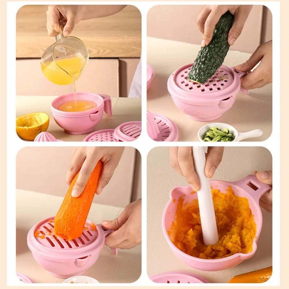 Solid color Baby Food Grinding - Baby Food Bowl review and price
