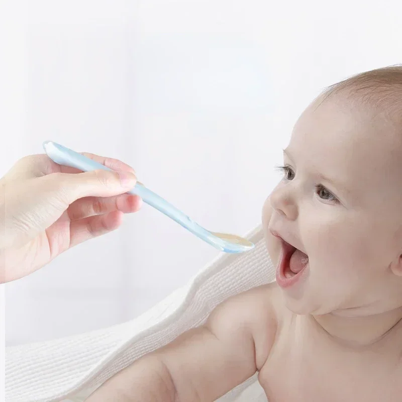 Soft Silicone Baby Spoon Toddl - Baby Food Lunch review and price