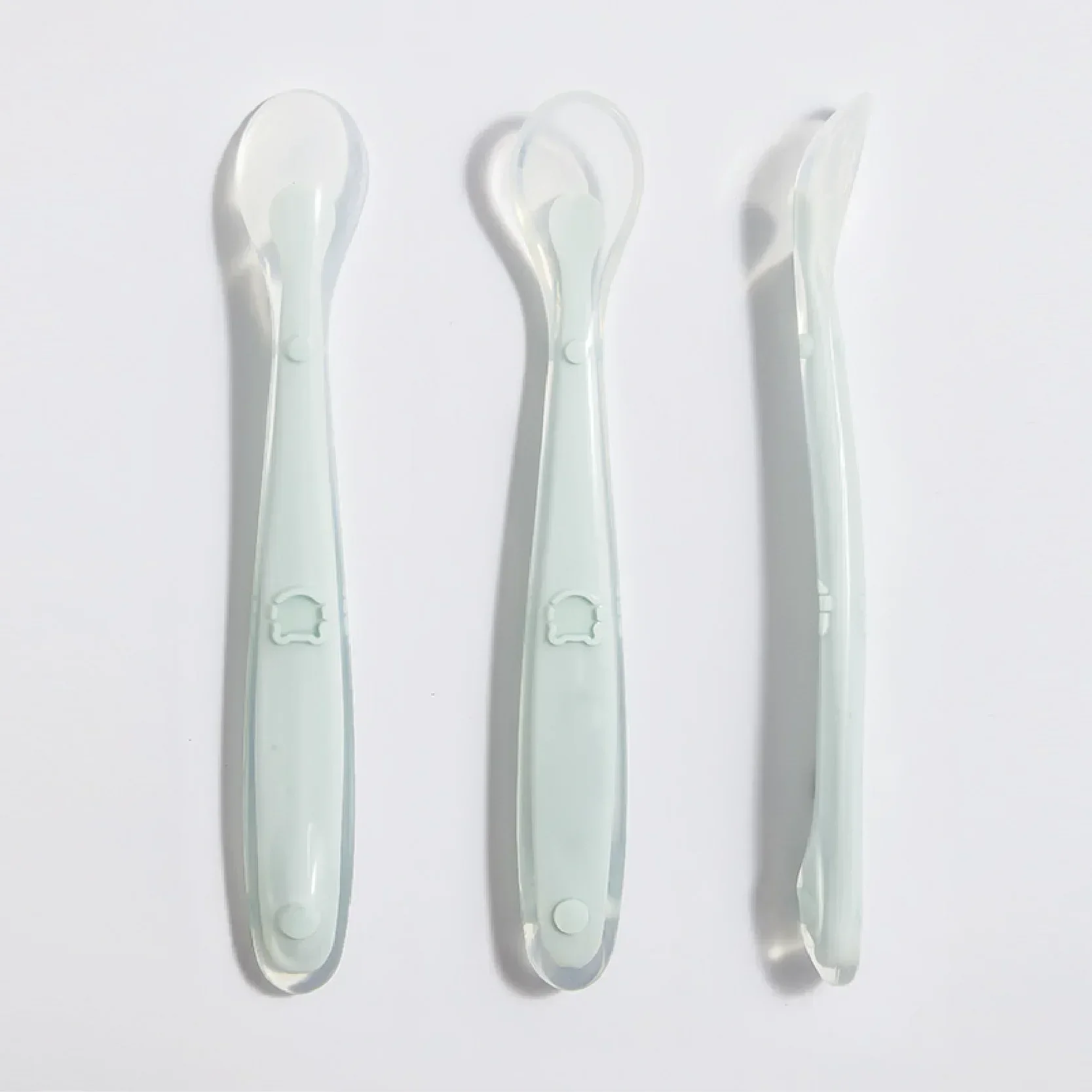 Soft Silicone Baby Spoon Toddl - Baby Food Lunch review and price