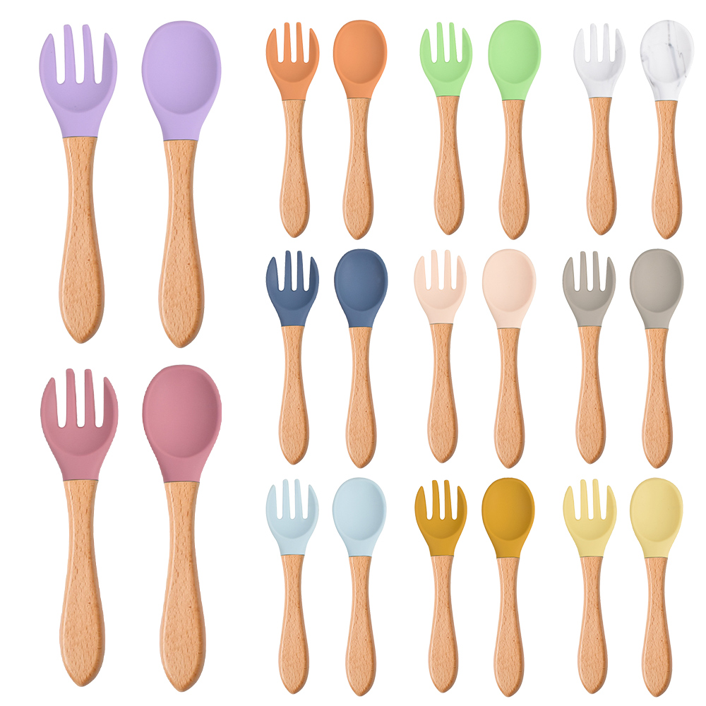 2Pcs/Set Baby Silicone Spoon F - Baby Food Lunch review and price