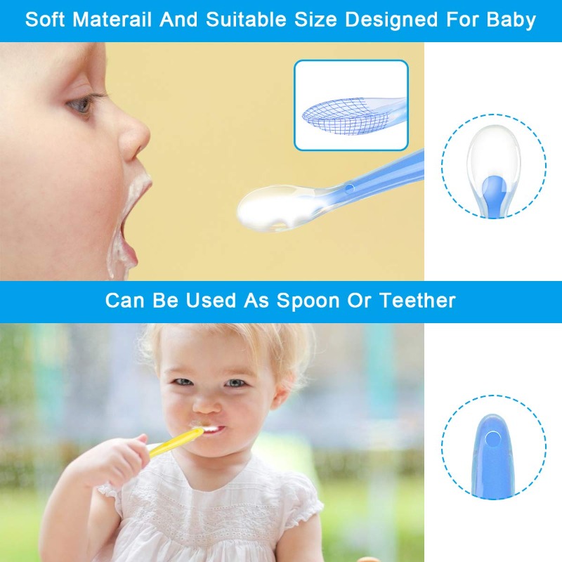 BPA Free Baby Silicone Spoons  - Baby Food Lunch review and price