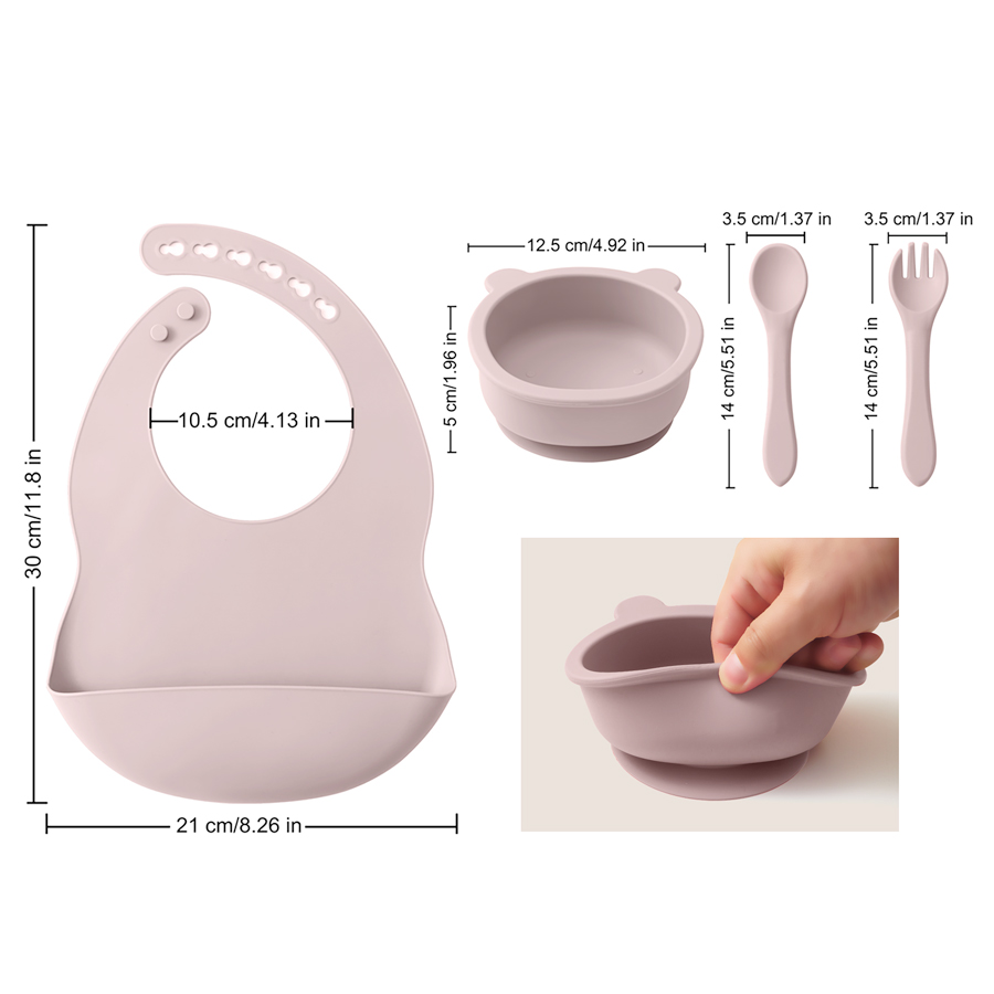 Wholesale Silicone Children Ta - Baby Food Bowl review and price
