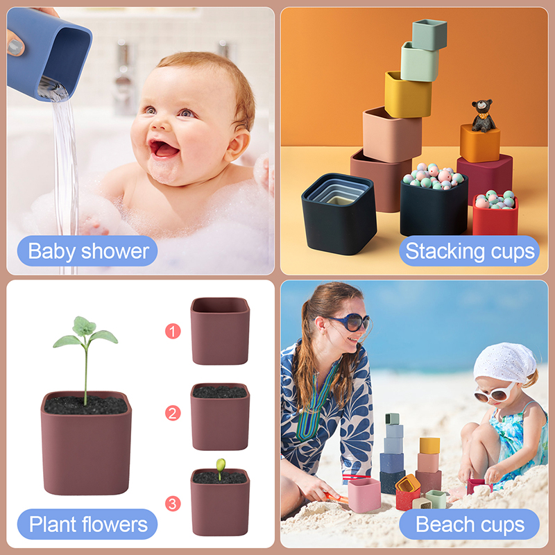 1set Baby Silicone Stacking Cu - Baby Food Nestum review and price
